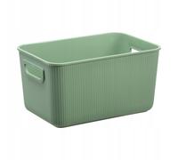 Bac de rangement en plastique élégant Taille S - Vert