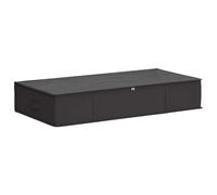 Boîte de rangement rectangulaire en tissu non tissé avec fenêtre PVC | Poignées à bec, pliable à plat, format rectangulaire, tissu non tissé respirant, fenêtre PVC transparente, rangement sous lit