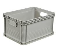 Boîte de rangement rectangulaire - Gris clair