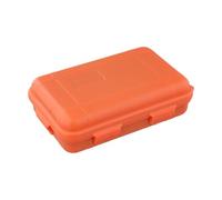 Boîte de rangement robuste et étanche pour le camping et les sports nautiques, ZYWUOY, Plastique, rectangulaire, à clipser, lisse, Orange (L), L