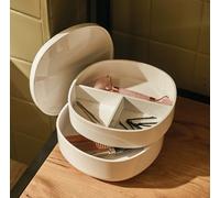 Boîte de rangement salle de bain BIRILLO 18 cm, blanc, Alessi