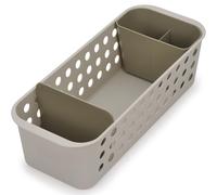 Boîte de rangement salle de bain EASYSTORE 70586 40 cm, écru, plastique, Joseph Joseph