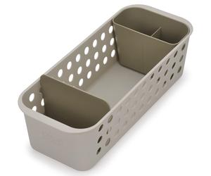 Boîte de rangement salle de bain EASYSTORE 70586 40 cm, écru, plastique, Joseph Joseph