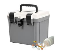 Boîte de rangement sécurisée pour mot de passe - Organiseur portable verrouillable de grande capacité, conteneur de documents | Boîte de rangement pour outils de cuisine, travaux manuels, électricien