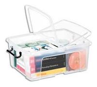 Boîte de rangement Smart Box Strata avec couvercle clipsé, dimentions intérieur 317 x 40,2 x 17,5 cm transparent, 24L G