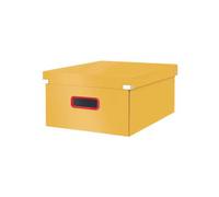 Boîte de rangement solide en Carton Click & Store Cosy L - Jaune