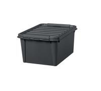 Boîte de rangement solide pour garage en plastique - 32 Litres