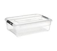 Boîte en plastique transparente ""Solutions+"" 26,5L - 5 five simply smart