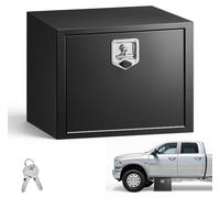 Boîte de rangement sous châssis VEVOR pour camion 609 x 457 x 457 mm, en acier laminé à froid, étanche, avec poignée en T et serrure, pour remorques de camion, fourgonnettes, coffre à outils, boîte so
