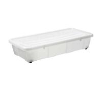Boite de rangement sous lit à roulettes 30 litres