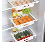 Boîte de rangement suspendue de style tiroir pour réfrigérateur, organisateur multifonction de conservation des aliments frais, conteneur de rangement pour œufs, fruits et légumes de cuisine, gadget d