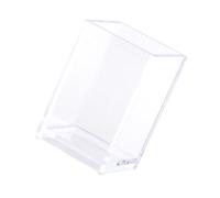 Boîte de Rangement Transparente Carrée, Plastique | Organisateur Simple à Poser sur Comptoir, Facile à Nettoyer, Usage Maison, pour Accessoires Rapides