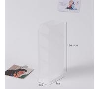 Boîte De Rangement Transparente De Grande Capacité, Type Tiroir, Boîte De Bureau En Plastique Pour Ordinateur Portable, Cosmétiques, Rouge À Lèvres, Étagère Pour Papeterie Scolaire Et De Bureau