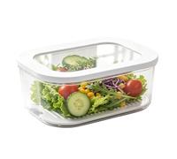 Boîte de rangement transparente empilable grande capacité pour | Réfrigérateur alimentaire pour légumes pour farine, haricots, salade, tomates, laitue, baie