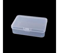 Boîte de Rangement Transparente en Plastique Rectangulaire Boîtes Anti-Poussière Organisateur de Tiroir de Bureau Conteneur Pour la Maison, Style A