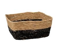 Boîte de Rangement ""Tressée"" 31x31cm Noir