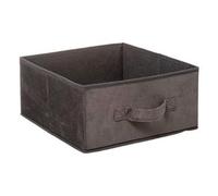 Boîte de Rangement Velours ""Mix N Modul"" 31x31cm Gris Foncé