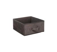 Boîte de Rangement Velours ""Mix N Modul"" 31x31cm Gris Foncé