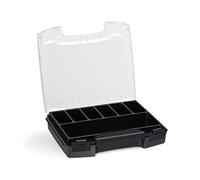 Boîte de rangement vide - i-BOXX (noir) avec 7 compartiments - Idéale pour i-BOXX RACK & LS-BOXX - Boîte de rangement pliable en plastique