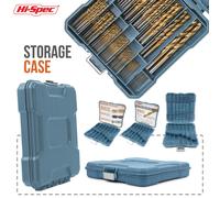 Boîte de rangement vide pour forets, boîte à outils, accessoires d'outillage, rangement pour forets de menuiserie, boîte de rangement pour coupe-ongles, organiseur de forets Drill bit empty box