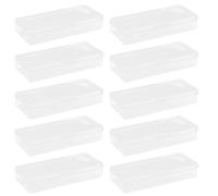 Boîte de Récupération de Lames Jetable en Plastique, Lot de 10 | Rangement pour Lames de Barbier et Aiguilles, Usage Quotidien, Format Compact pour Salon