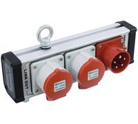 Boîte de répartition de puissance EUROLITE SAB-322 - Distributeur électrique 32 A 400 V