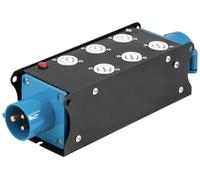 Boîte de répartition de puissance EUROLITE SAB-62X - Distributeurs de courant 16 A 230 V