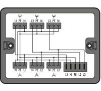 Boîte de répartition série (connecteur réseau) 899 WAGO 899-631/149-000 25 A noir 1 pc(s)