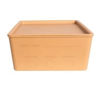 Boîte de stockage alimentaire avec couvercle Grooming Deluxe Beige 3,5 L