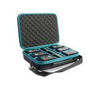 Boîte de stockage de batteries portable, tissu Oxford étanche, séparateur adaptable, grande capacité