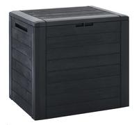 Boîte de stockage jardin Anthracite 58,5x46x55 cm Polypropylène