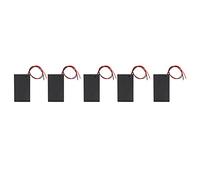 Boîte de Support de Pile AAA avec Interrupteur ONOFF 3 x Stockage de Pile AAA pour Jouets électroniques appareils ménagers Plastique Noir 5 pièces (Fil épais)
