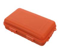 Boîte de Survie en Plastique Orange, Étanche et Portable pour Rangement | Usage Maison ou Boutique, Protection Résistante, Conteneur à Outils Pratique, Format Compact pour Matériel Camping