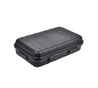 Boîte de Survie Multifonctionnelle Extérieure Noire en Pp, Étanche | Grosse Capacité, Antichoc, Facile à Transporter, pour Urgence et Aventure en Plein Air