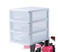 Boîte De Transparente - Tiroirs De Empilables, Support Cosmétique Multicouche, Design Peu Encombrant | Transparent pour Soins De La Peau Et Maquillage, pour Salle De Bain
