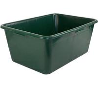 Boîte de transport en plastique Unyqoos® de 90 litres – adaptée au contact alimentaire, empilable et robuste, dimensions approximatives : 80,5 x 56,5 x 31,5 cm, pour le stockage et le transport de den