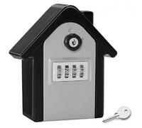 Boîte de verrouillage antivol de type petite maison, pour maison, entreprise Grey