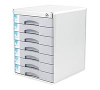 Boîte de verrouillage de rangement de documents en alliage d'aluminium à 7 couches (7 petites couches)