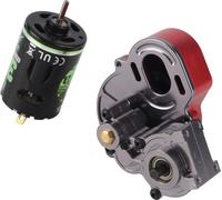 Boîte de vitesses centrale en métal avec moteur 540 balayé 35T pour chenilles pour Axial SCX10