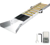 Boîte d'écluse pliable en alliage d'aluminium, Boîtes d'écluse compactes de 127 cm pour l'or, Équipement d'écluse léger pour l'or, Boîtes d'écluse portables avec mousse de mineur, rivière, ruisseau, e
