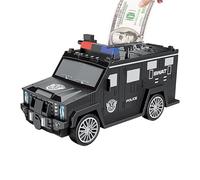 Boîte d'économie d'argent pour, Banque de pièces pour - Tirelire en Forme de Voiture pour | Tirelire de Voiture, Coffre-Fort pour pièces de Monnaie, Jouet créatif avec lumières Musicales