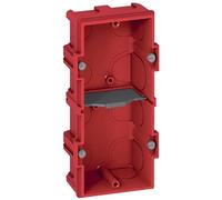 Boîte d'encastrement BATIBOX pour maçonnerie IP20 en plastique 2 postes ou 4 à 5 modules - - 080142