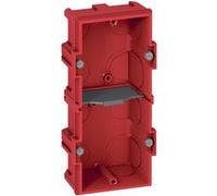 Boîte d'encastrement BATIBOX pour maçonnerie IP20 en plastique 2 postes ou 4 à 5 modules - LEGRAND - 080142 Noir G