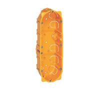 Boîte d'encastrement cloison sèche 3 postes diamètre 67 profondeur 40 Legrand Batibox