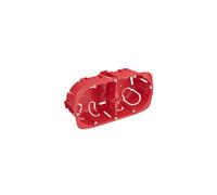 Boite d'encastrement D67/P40 Debflex cloison sèche 718025 - 2 postes