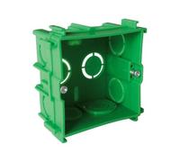 Boîte d'encastrement maçonnerie 75x75x40 mm fixation vis et griffes Legrand