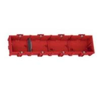 Boîte d'encastrement multiposte Batibox pour maçonnerie - 4 postes 8 à 10 modules - verticale/horizontale -profondeur 40mm G