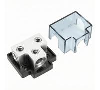 Boîte Distribution Extérieure Compact | Transparent, Bloc Jonction avec Capot, Conducteur, pour Camping-Cars, Électriciens, Bricoleurs