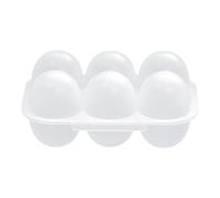 Boîte distributrice d'œufs - Organisateur de rangement en polypropylène transparent pour réfrigérateur, économiseur d'espace, prêt pour les voyages | Pour camping-car, camping, randonnée, pique-nique
