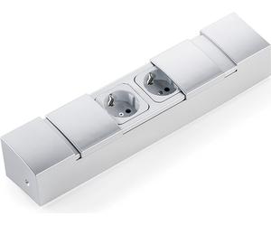 Boîte électrique double / Prise double avec couvercle de protection / Prises de courant / Prise de courant
